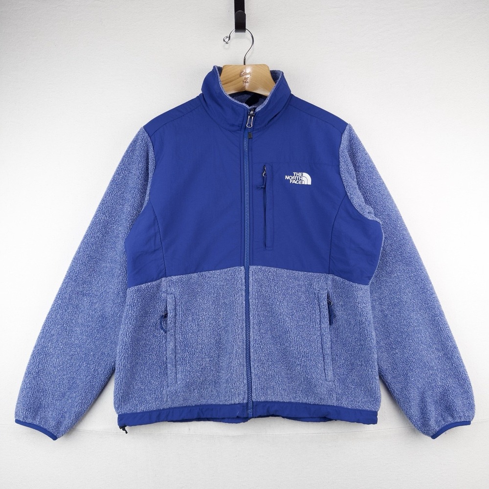 The North Face Women's Large Denali Full Zip Blue Fleece Jacket